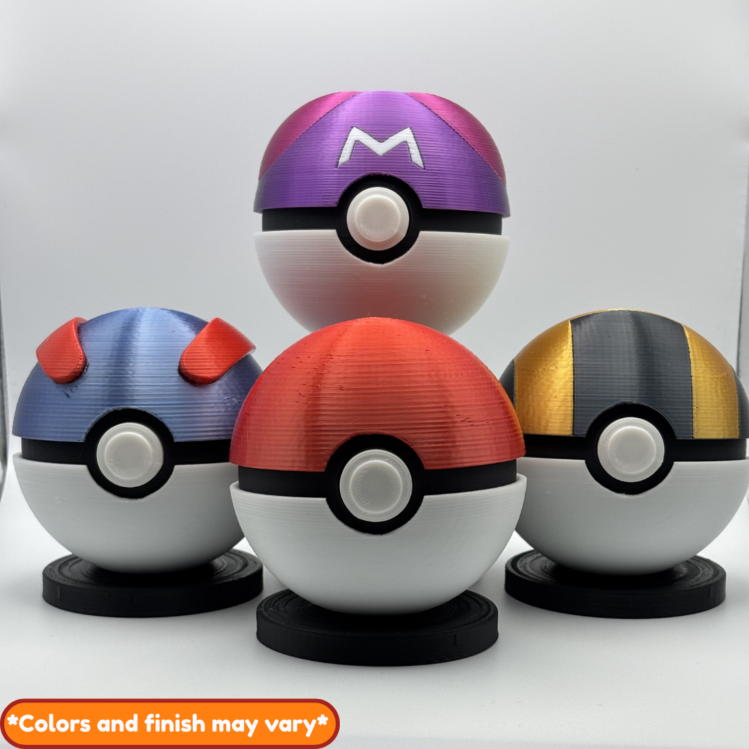 3d Pokéball w/ Stand