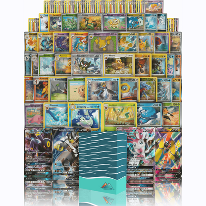 Ultra Rare Premium Bundle | 200+ Authentic Cards | 4x Ultra Rare Guaranteed | EX, MEGA, V, VSTAR, VMAX, ILLUSTRATION